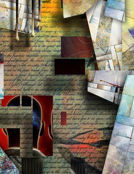 Sensual Abstract with Poem