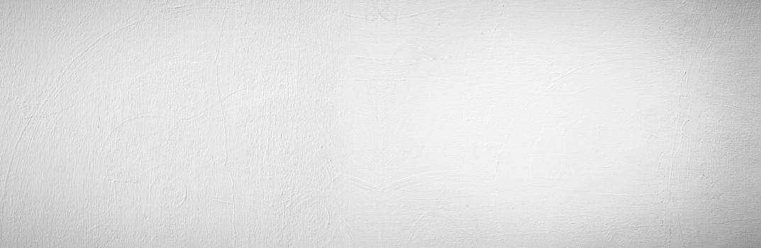 Panoramic grey paint limestone texture background in white light seam home wall paper. Back flat wide concrete stone table floor concept surreal granite quarry stucco surface grunge panorama landscape.