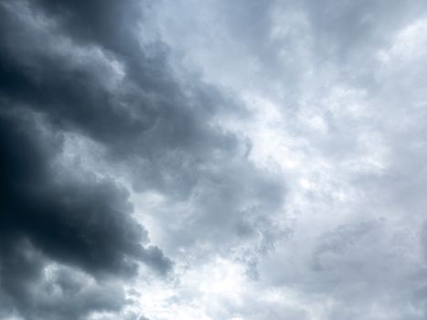 storm clouds background view from ground surface