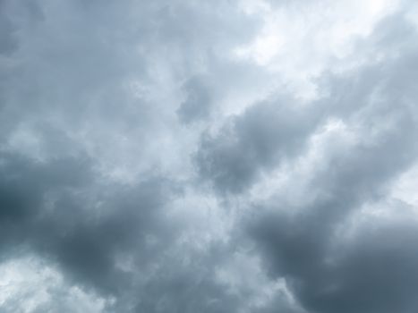 storm clouds background view from ground surface