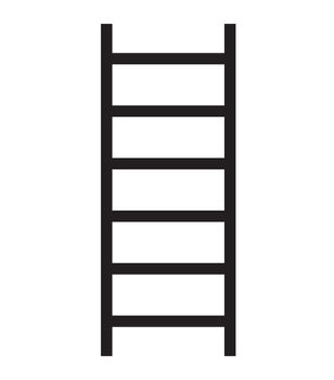 ladder Icon on white background. ladder symbol. flat style. ladder icon for your web site design, logo, app, UI. 