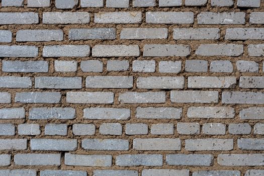 white silicate brick wall close flat outdoor texture and background
