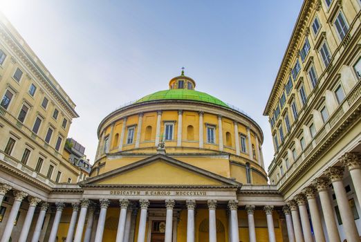 San Carlo al Corso neo-classic church in the center of Milan, Italy