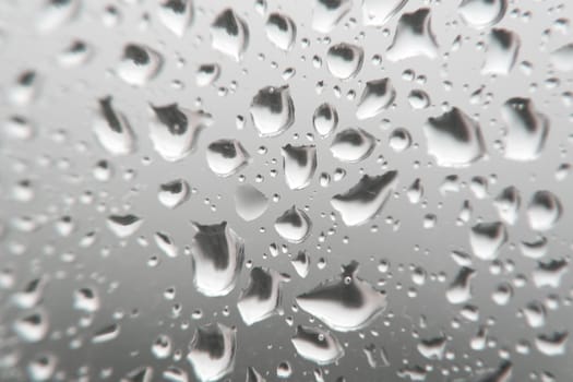 Drops of rain on the window, shallow dof