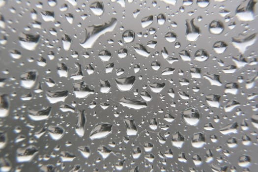 Drops of rain on the window, shallow dof