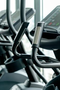 Detail image of Treadmill in fitness room background