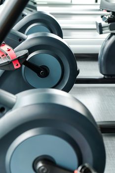 Detail image of Treadmill in fitness room background