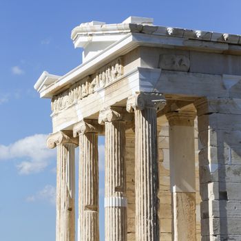 The Parthenon at the Acropolis in Athens, Greece