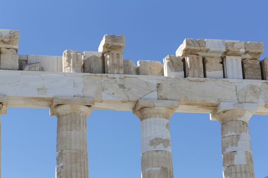 The Parthenon at the Acropolis in Athens, Greece