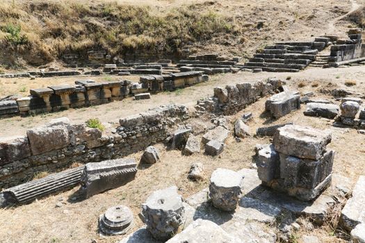 Ruins of the ancient Greek city of Sparta, Peloponnese, Greece