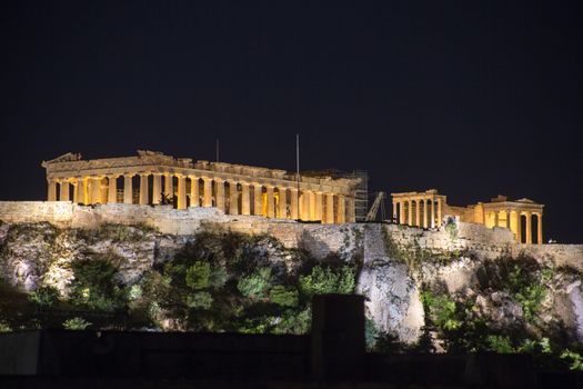 The Parthenon at the Acropolis in Athens, Greece