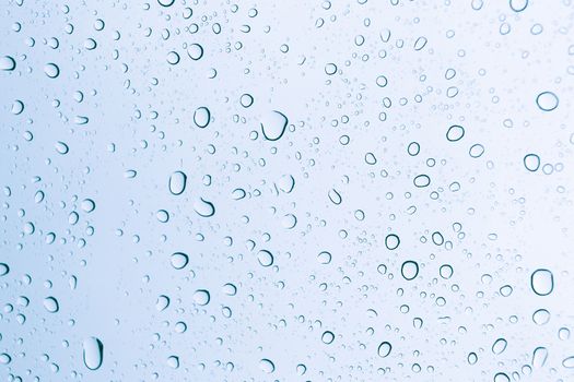 Water drops , rain drops on glass