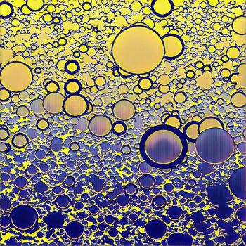 Abstract pattern of circles or bubbles