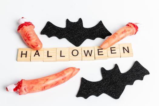 Halloween Party Props Decoration on a white background