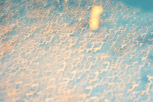Abstract background, Blur water drops and light on glass background