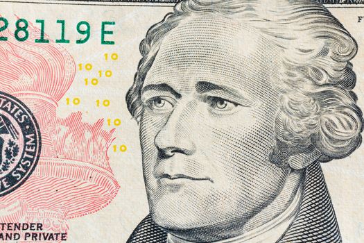 American dollars banknotes. commercial and banking concept.