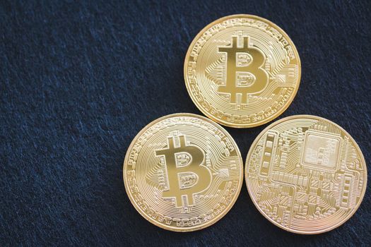 Bitcoin Cryptocurrency Digital Bit Coin BTC Currency Technology Business Internet Concept.