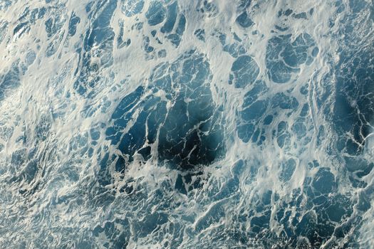 Waves abstract background wallpaper view from ship modern high quality prints