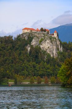 Bled Castle is a medieval castle built on a precipice above the city of Bled, overlooking Lake Bled