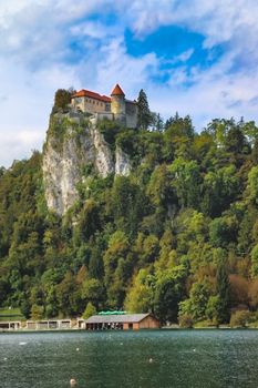 Bled Castle is a medieval castle built on a precipice above the city of Bled, overlooking Lake Bled