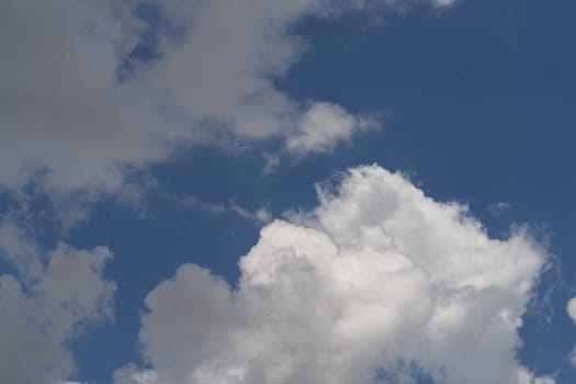 Cloudy sky background Intensively Selective focus.