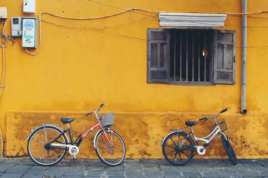 Hoian, Vietnam - 12 January, 2020: Hoi An ancient town, UNESCO world heritage. Hoi An is one of the most popular destinations in Vietnam.

