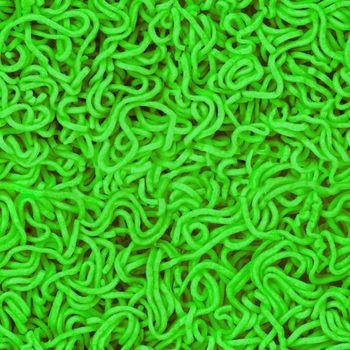 uncooked instant noodles seamless texture in ufo green color .