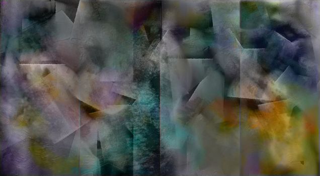 Modern abstract texture in muted colors. 3D rendering
