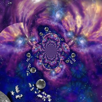 Puzzle Eggs in Eternal Fractal