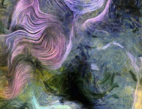 Purple light. Colorful Abstract. Brush strokes