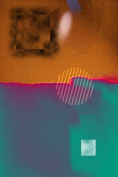 Geometric abstract. Modern digital art