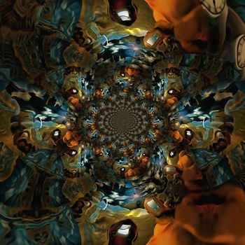 Surreal dreams. Modern art fractal