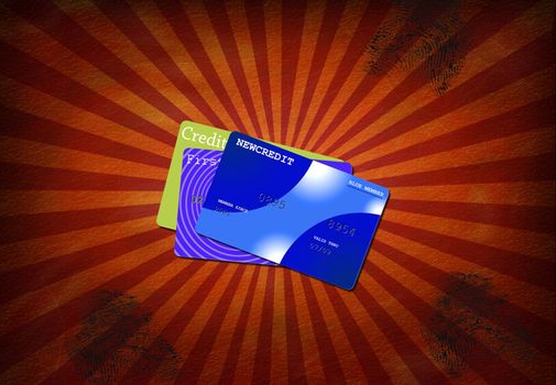 Credit cards and finger prints
