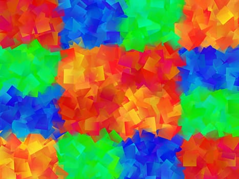 Colorful geometric abstract. Vivid squares