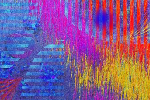 Vivid abstract background. 3D rendering