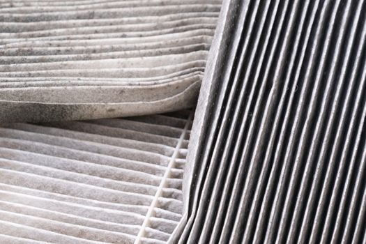 dirty car air conditioning filter 