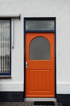 Closeup photo of a unique door entrance