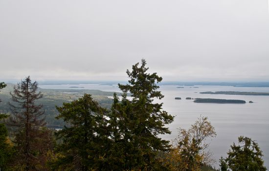 Lake in the region of North-Karelia, Finland