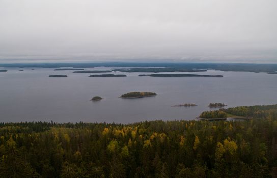 Lake in the region of North-Karelia, Finland