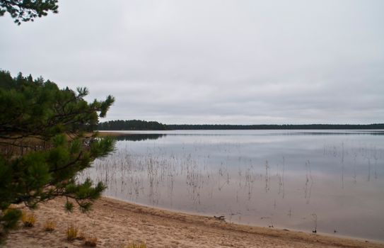 Lake in the region of North-Karelia, Finland