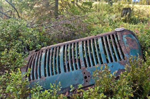 Wreckage from the Winter War near Suomussalmi, Finland.