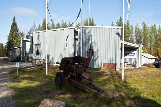 Wreckage from the Winter War near Suomussalmi, Finland.