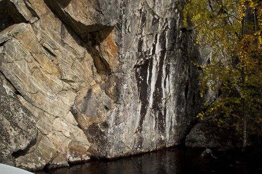 Rocks in a national park in East-Finland