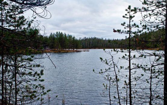 Lake in a national park in East-Finland