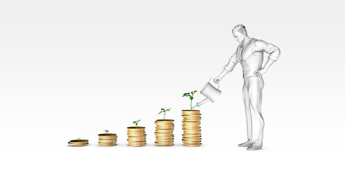 Growing Your Wealth with Man Watering Plants as Investments