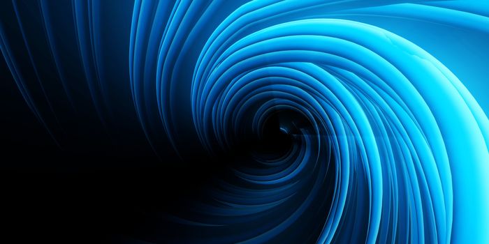 Blue Technology Abstract Background as a Futuristic Concept