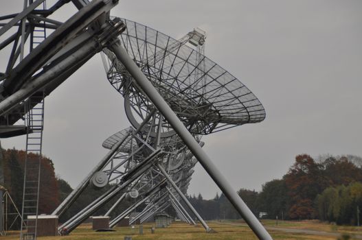 Radio telescopes near the village of Westerbork, The Netherlands.
