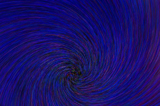 natural lens spin-zoom swirl explosion radial blurred red green blue dots on black background.