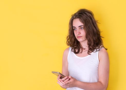 young woman using a mobile phone