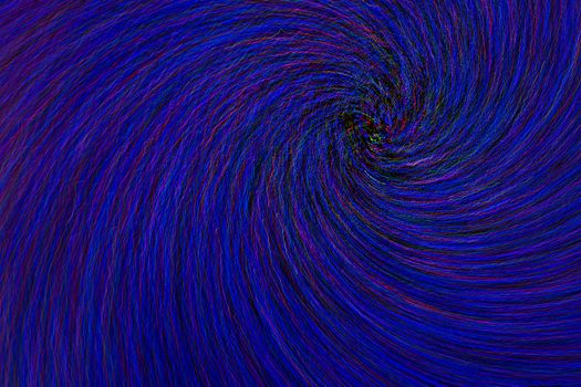 natural lens spin-zoom swirl explosion radial blurred red green blue dots on black background.